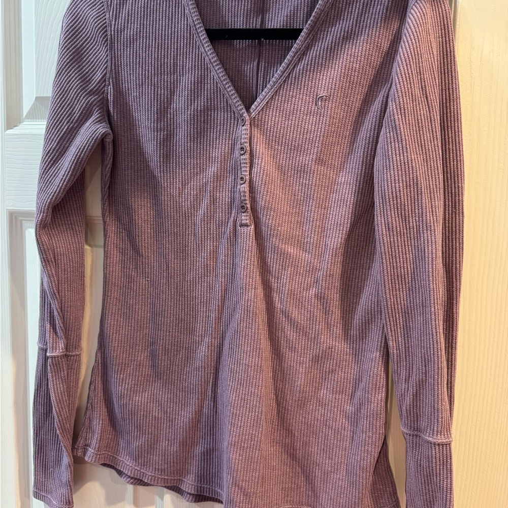 ZYIA Purple Don’t Wake Me Up Thermal Long Sleeve